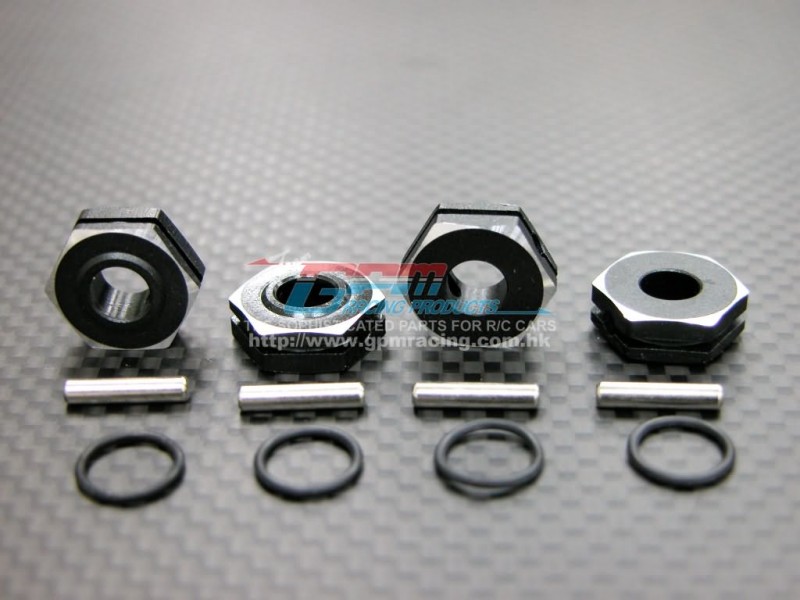 Associated Monster GT Alloy Drive Adaptor With Pins+O-rings - 4pcs set - GPM AGM1010E