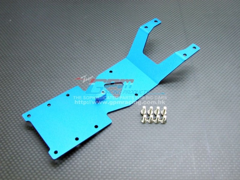 Associated Monster GT Alloy Front Skid Plate With Steering Mount With Screws- 1pc set - GPM AGM1331F