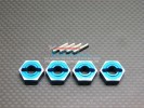 Associated Monster GT Alloy Drive Adaptor With Pins - 4pcs set - GPM AGM1010