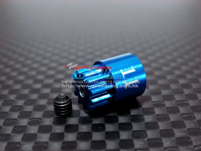 Associated RC 18T Alloy Motor Gear (11T) With Screw - 1pc set - GPM AR011T