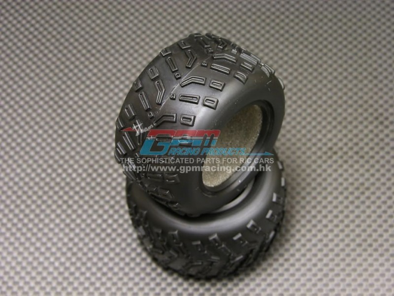 Associated RC 18T Rear Rubber Standard Radial Tires With Insert (40 Degree ) -1pr - GPM AR900R40G
