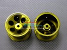 Associated RC 18T Alloy Front Standard 3d Sinkage Oval Pattern Rims(6 Holes) - 1pr - GPM AR0624F