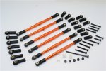 Axial Racing SCX10 Aluminium Adjustable Link Parts With Inter Changeable Ball Ends For 295mm, 308mm, 315mm Wheelbase - 6pcs set - GPM SCX049M