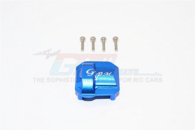 AXIAL Racing SCX10 II Aluminium Front/Rear Differential Cover 1pc set (AX31384) - GPM SCX2012A