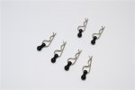 Body Clips + Aluminium Mount For 1/36 To 1/16 Models - 6pcs set - GPM BCM001XS