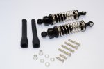 1/10 Touring - Alloy Ball Top Damper (80mm) With Alloy Collars & Washers & Screws Dust-Proof Black Plastic Cover - 1pr set - GPM DP080