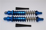 HPI Baja Alloy Front Adjustable Spring Damper (186mm) With Silicone Cover & Alloy Ball Ends- 1pr set - GPM BJ186F/A