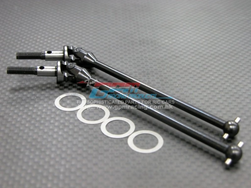 HPI Nitro MT2 Steel Front Universal Swing Shaft (87mm) With Shims - 1pr set - GPM SNMT2287F