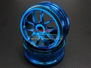 Hyper 7 /Mp9 Nylon Wheel For 1/8 Buggy ( 10 Poles ) With Multiple Color Anodized-1pr - GPM BUGW1105/MC