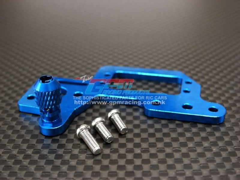 Kyosho Mini Inferno Alloy Servo Mount Cover With Screws - 1pc set - GPM MIF026