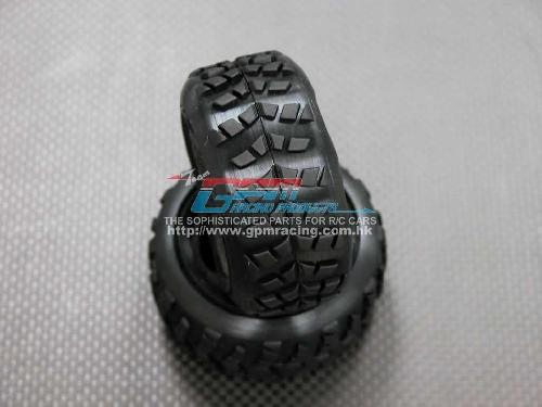 Kyosho Mini Inferno Front/Rear Radial Tire With Insert (40g) - 1pr - GPM MIF899F/R40G