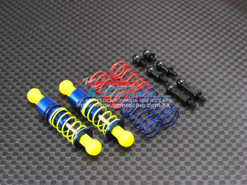 Kyosho Mini-Z Overland Plastic Ball Top Damper With Spare Spring & Ball Screws - 1pr set - GPM MOL1332A