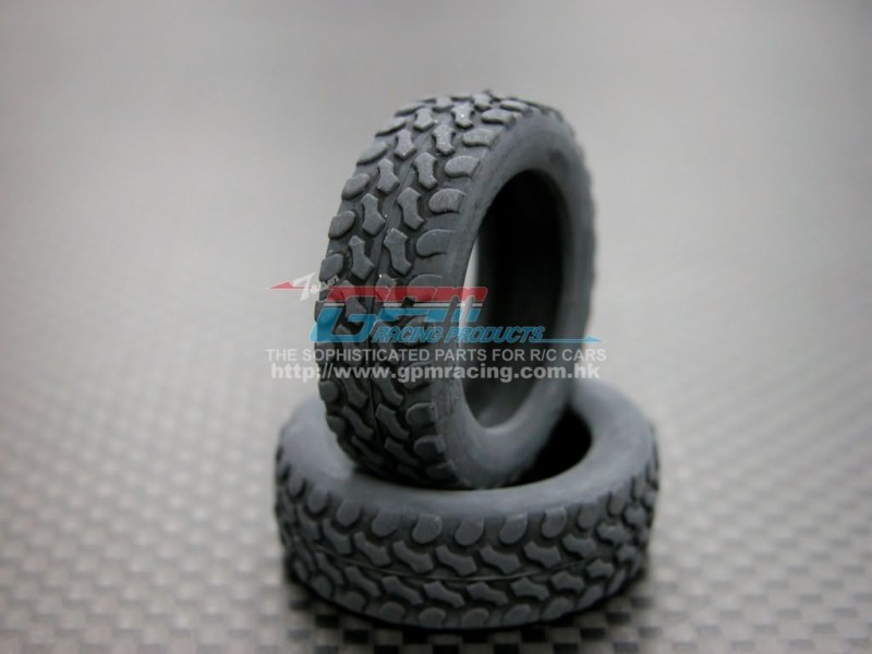 Kyosho Mini-Z Overland Tires Rubber Radial Tire (For Original-30g)-1pr - GPM MOL896K30G