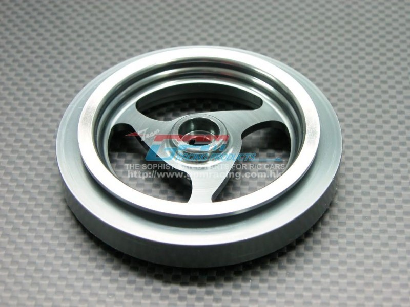 Kyosho Motor Cycle Alloy Front Wheel (3 Swirl) - 1pc - GPM KM0503F