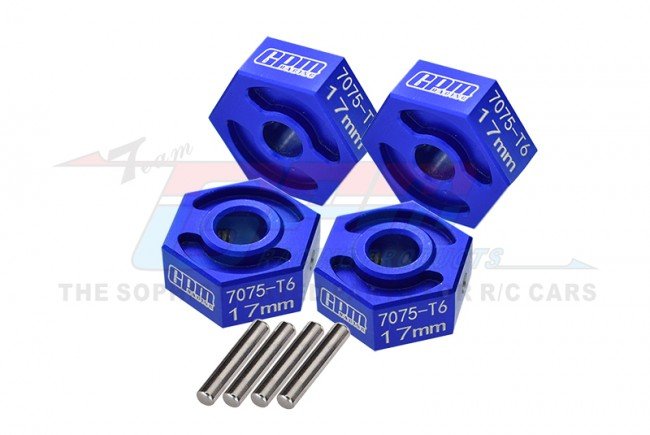 TEAM LOSI LMT 4WD SOLID AXLE MONSTER TRUCK ROLLER Aluminium 7075-T6 Hex Adapter (17mmx8mm) - GPM LMT010/17X8M