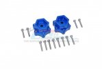 TEAM LOSI LMT 4WD SOLID AXLE MONSTER TRUCK ROLLER Aluminum Hex Adapters Converter(+10mm) - 14pc set - GPM LMT010W/+10
