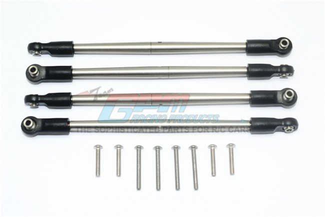 TRAXXAS E-REVO VXL Stainless Steel 304 Front+Rear Turnbuckle For Steering - 12pc set - GPM ER2162S/4
