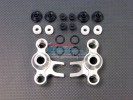 TRAXXAS Revo /Revo 3.3 Alloy Front / Rear Steering Block With Delrin Screws + Dust-Proof Hat + Plastic O-rings - 1 Pr set - GPM TRV021