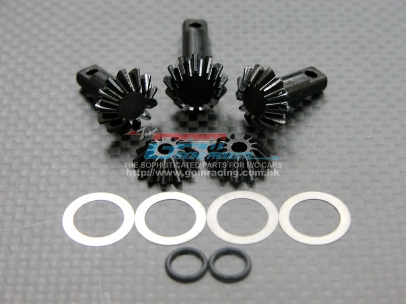 TRAXXAS T-Maxx 1 /Tmaxx 3.3 Hard Steel Gear set For Differential Assembly - 5pcs - GPM STMX1200
