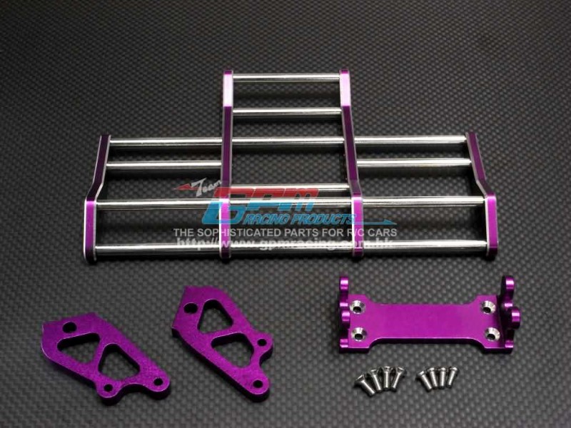 TRAXXAS 1/10 T-Maxx Monster Truck (Options) Alloy Front Animal Guard With Screws -1set - GPM TMX1335F